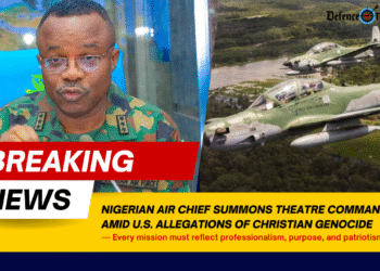 Nigerian Air Chief Summons Theatre Commanders Amid U.S. Allegations of Christian Genocide