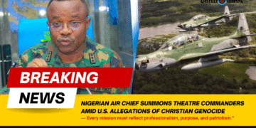Nigerian Air Chief Summons Theatre Commanders Amid U.S. Allegations of Christian Genocide
