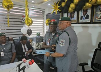 CUSTOMS COMPTROLLER GAMBO IYERE ALIYU WHO REJECTED $50,000 BRIBE TAKES HELM AT FOU ZONE A