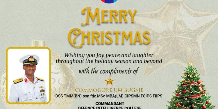 Commandant, Defence Intelligence College, Extends Christmas 2025 and New Year Goodwill Message